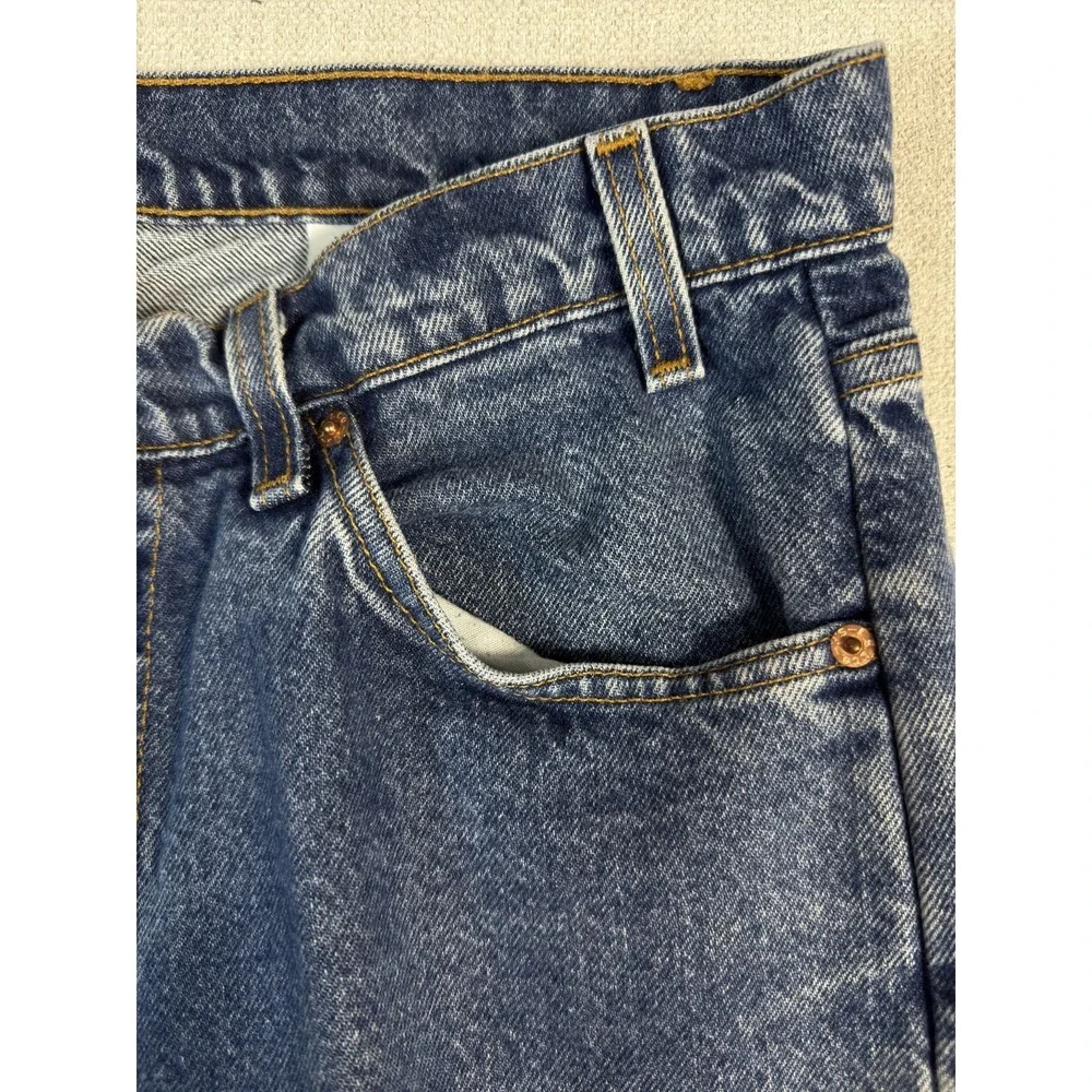 Vintage 90s Levis 505 Orange Tab Jeans Mens 34x30 (Fits 33x26.5) USA Made Faded - Picture 6 of 16